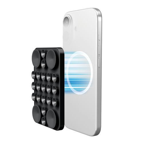 エレコム P-TKPTMAG01BK スマホホルダー 吸盤 MagSafe対応 iPhone用 コンパクト TakoPita ブラック