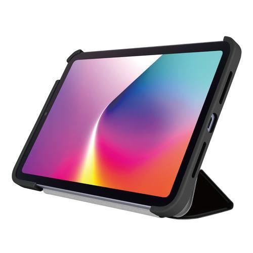 エレコム TB-A25SWVFCBK iPad mini ケース 8.3インチ ( A17 Pro ) / 第6世代 カバー 2アングル スタンド 