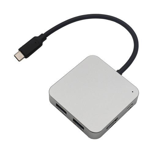 AXELTECH AXDST03SL 7in1ドッキングステーション HDMIx1 SDスロットx1 microSDスロットx1 USB-x2 US