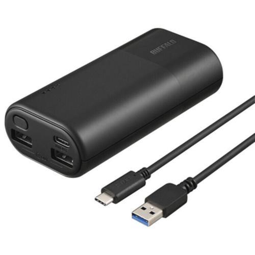 BUFFALO BSMPB10030C3BK モバイルバッテリー 10.000mAh ブラック