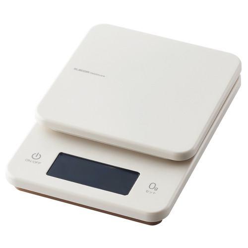 エレコム HCS-KSA01IV バックライト付きキッチンスケール アイボリー HCSKSA01IV