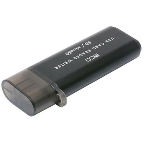 ミヨシ USR-CSD3/BK SDカードリーダ・ライタ USB3.2Gen1対応 USB Type-C コンパクト ブラック USRCSD3/BK