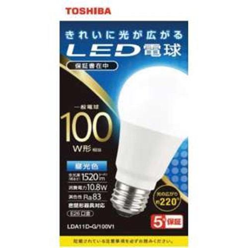 東芝 LDA11D-G/100V1 LED電球 全方向 昼光色 100W形相当