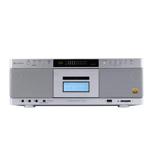 東芝 AX-KCR90(S) CDラジカセ 40Wスピーカーシステム搭載 ハイレゾ対応 シルバー