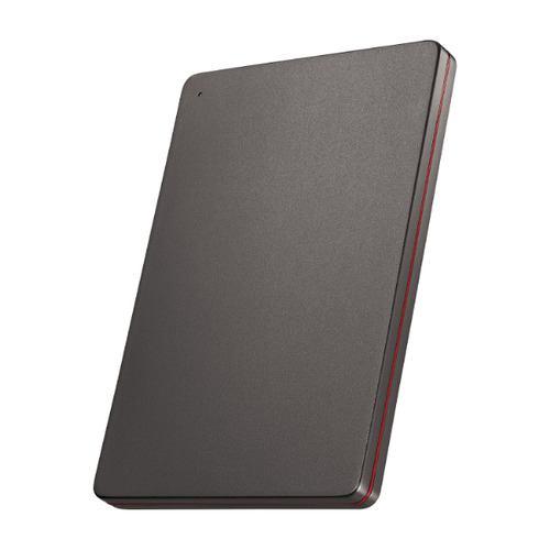 アイオーデータ HDPX-UTSC2KB 外付けポータブルHDD 2TB アルミボディ USB-A・USB-C接続 Windows mac Chro