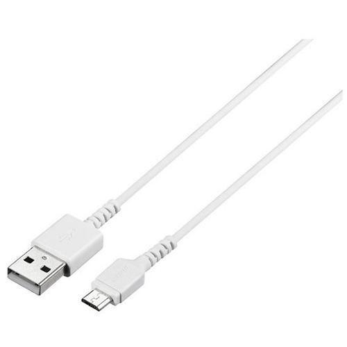 バッファロー BSMPCMB110WH USB2.0ケーブル(Type-A to microB) ホワイト 1m