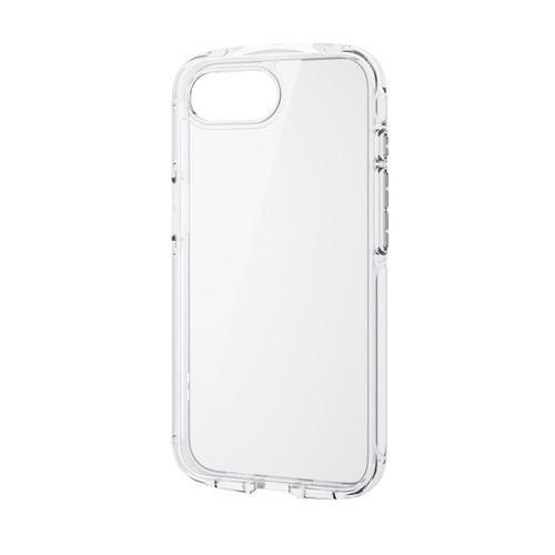 エレコム PM-A25STSLACR iPhone 16e TOUGH SLIM LITE ケース オールクリア メタルステッカー付