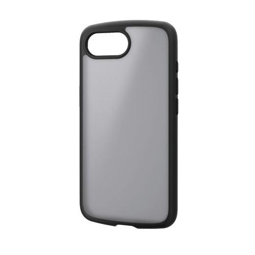 エレコム PM-A25STSLFCBKM iPhone 16e TOUGH SLIM LITE ケース フレームカラー マットブラック