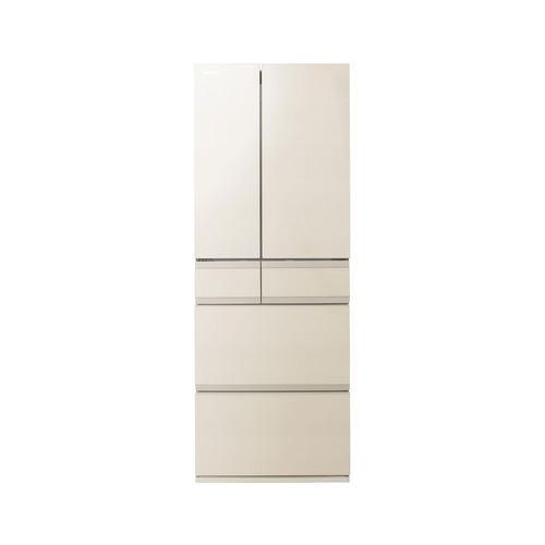 東芝 冷蔵庫 535L 観音開き 6ドア 幅68.5cm 3段冷凍室 上質冷凍+ ブースト解凍 使い切り野菜BOX GR-A540WF(UC) ベー