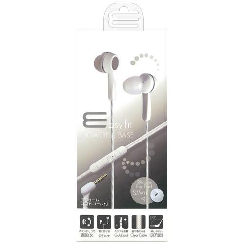 オズマ ESM-SP379WH iPhone/スマートフォン用ステレオイヤホンマイク/3.5φ