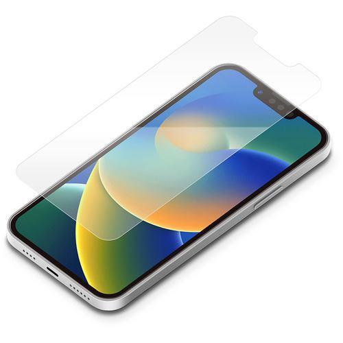 PGA PG-22PSF01 2022年 iPhone 14 Plus用 液晶保護フィルム Premium Style 衝撃吸収/光沢