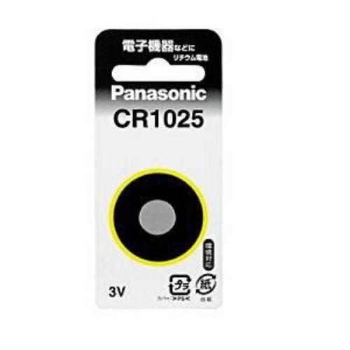 パナソニック CR1025【コイン形リチウム電池】(1個入り)