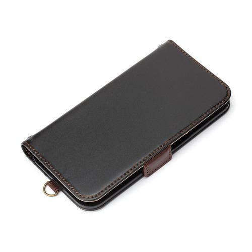 PGA PG-23BFP02BK iPhone15Pro フリップカバー Premium Style ブラック PG23BFP02BK
