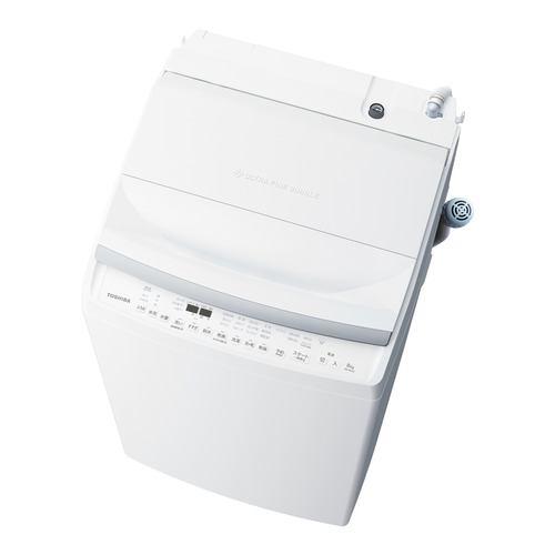 東芝 洗濯乾燥機 洗濯8.0kg 乾燥4.5kg 幅60cm ウルトラファインバブル Ag+抗菌水 低振動・低騒音 AW-8VH4(W) ホワイト系