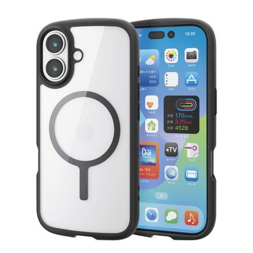 エレコム PM-A25ATSLFCMBK iPhone 17 ケース MAGKEEP TOUGH SLIM LITE ブラック