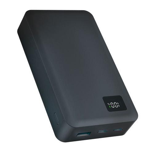 YSN B1-MB001BK 準固体モバイルバッテリー65W USB Type-Cポートx2,Type-Aポートx1搭載 Antel デジタル液晶付