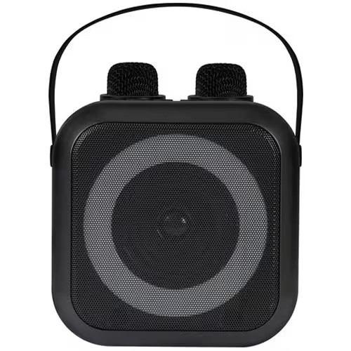ZEPEAL ZQS-10KB-K モバイルスピーカー モバカラ ボーカルダウン機能搭載 充電式無線マイクスピーカー付 ブラック