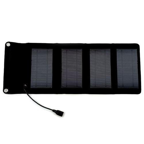エアージェイ AJ-NSOLAR7W BK スマホ3時間でフル充電可能 ソーラー充電器7W型 ブラック