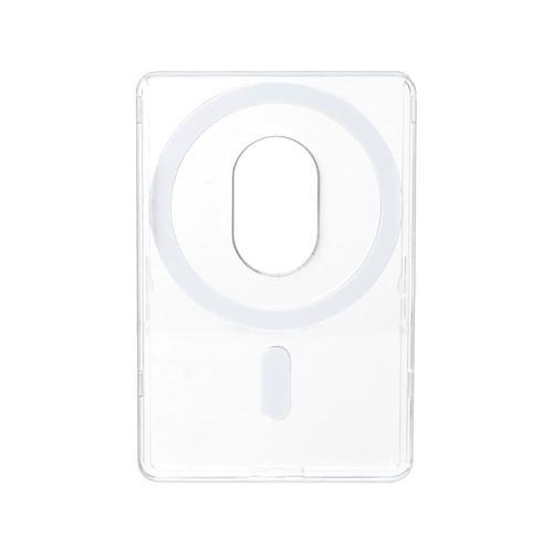 PGA PG-MGCW01CL スマートフォン用カードウォレット マグネット内蔵 複数枚収納可能 クリア