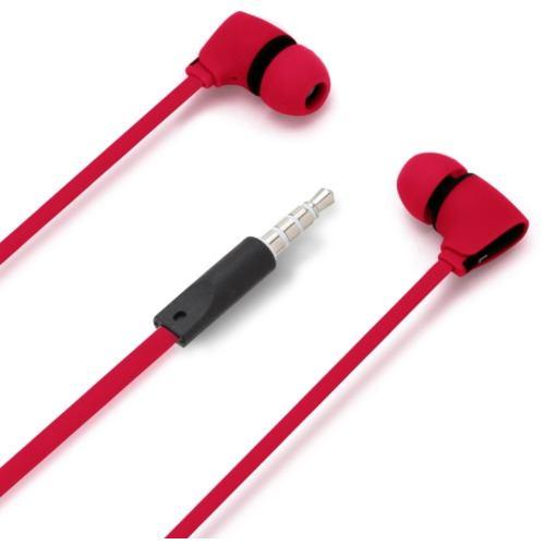 PGA PG-SECE2RD1 3.5mmステレオプラグ ステレオイヤホン カナルタイプ Premium Style コード長1.2m レッド PG