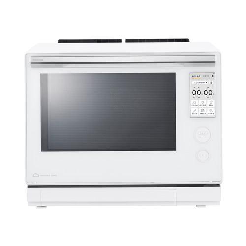東芝 ER-D7000C(W) オーブンレンジ 石窯ドーム350度の高火力 5インチカラータッチ液晶 石窯おまかせ焼き 30L ルナホワイト
