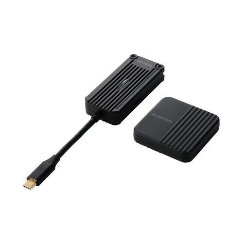 エレコム DH-CW4K110BK ワイヤレスHDMI送受信機(1対1) USB Type-C 1080p/30m転送
