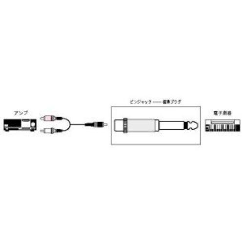 JVC AP-102A 変換アダプター ピンプラグ-標準プラグ