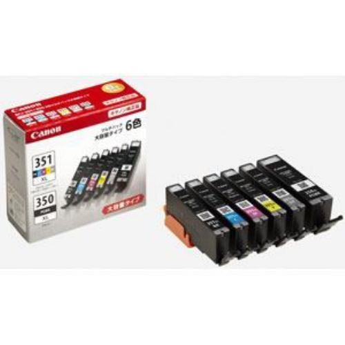 インク キヤノン 純正 カートリッジ インクカートリッジ BCI-351XL+350XL/6MP インクタンク 大容量 6色マルチパック インク