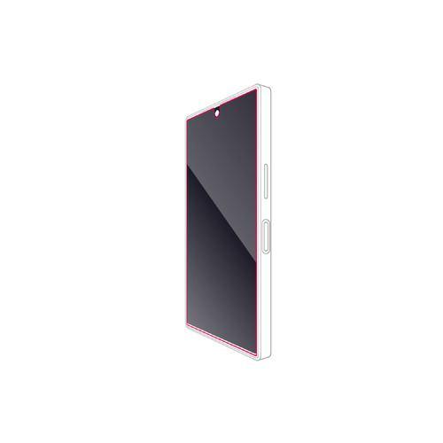エレコム PM-S252FLGO AQUOS R10 ( SH-51F ) ガラスフィルム 高透明 強化ガラス Gorilla(R) 薄型 表面硬度