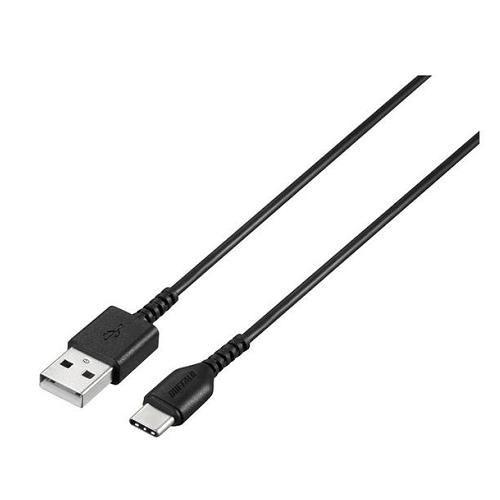 バッファロー BSMPCAC110BK USB2.0ケーブル(Type-A to Type-C) ブラック 1m