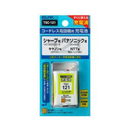 ELPA 電話子機用充電池 TSC-121