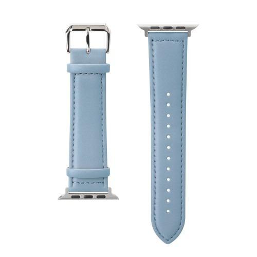 PGA PG-AW49PU04BL Apple Watch 49/45/44/42mm用 PUレザーバンド ブルー