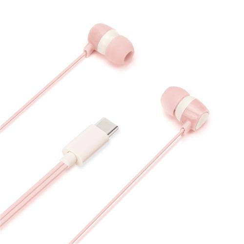 PGA PG-SECE3PK1 USB Type-Cコネクタ ステレオイヤホン カナルタイプ Premium Style ピンク PGSECE3PK
