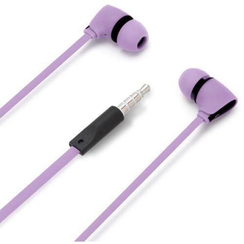 PGA PG-SECE2PP3 3.5mmステレオプラグ ステレオイヤホン カナルタイプ Premium Style コード長1.2m パープル P