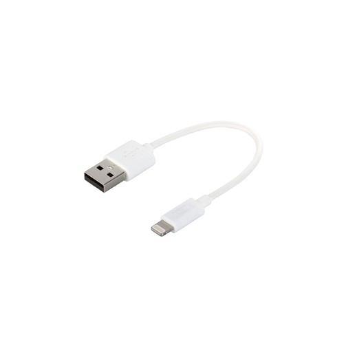 バッファロー BSIPC11UL01TWH iPone/iPad対応 USB2.0ケーブルA to Lightning MFi認証 0.1m ホワイ