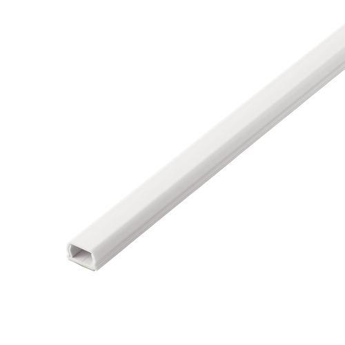 エレコム LD-GAF1MWH フラットモール/長さ1m/幅16mm/テープ付き ホワイト