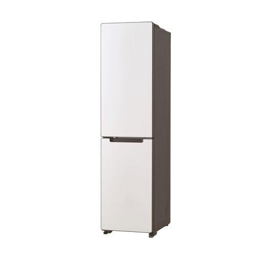 Haier JR-SX21BL-W 冷蔵庫 2ドア 208L 左開き freemo マットホワイト
