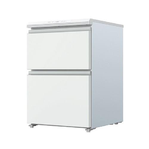 AQUA AQF-DFA15R(W) ファン式冷凍庫 2ドア 引き出しタイプ 145L サテンホワイト