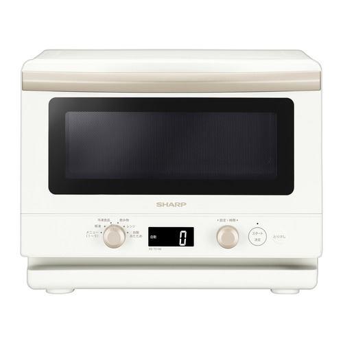 シャープ RE-TD186-W 単機能レンジ らくチン!センサー搭載 フラット庫内 18L ホワイト