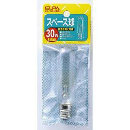 ELPA G-76H(C) スペース球 30W E17 クリア