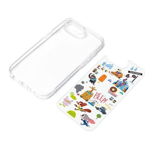 PGA PG-D25KPT04ZTP iPhone 16e用 クリアハイブリッドケース ズートピア