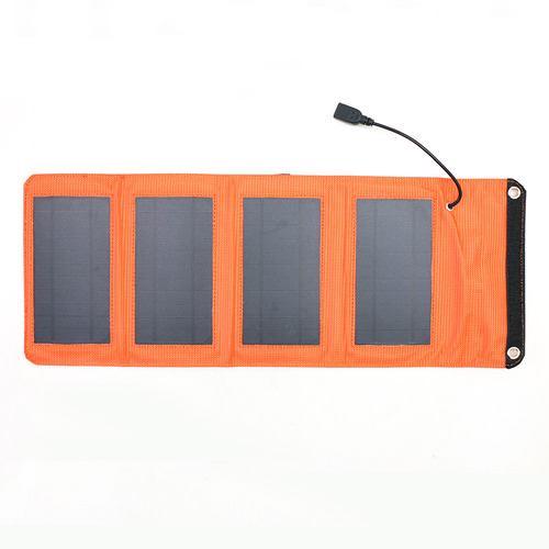 エアージェイ AJ-NSOLAR7W OR スマホ3時間でフル充電可能 ソーラー充電器7W型 オレンジ