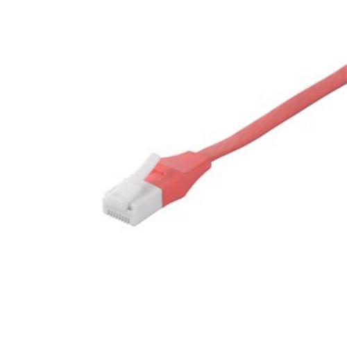 i-BUFFALO ツメの折れないLANケーブル カテゴリー6 ストレート フラットタイプ(3m ピンク) BSLS6FU30PK2