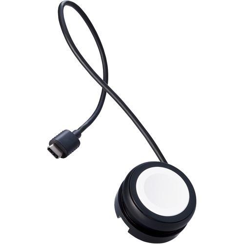 エレコム MPA-AWMCQBK Apple Watch磁気充電ケーブル 高速充電対応 巻き取りタイプ USB Type-C ブラック MPAAWM