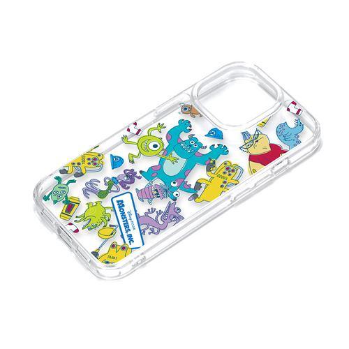PGA PG-D23BPT14MOI iPhone15Pro クリアハイブリッドケース Premium Style モンスターズ・インク PGD23
