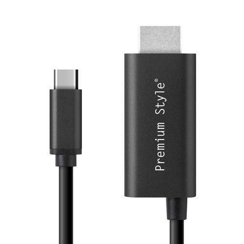PGA PG-SMTV2MBK HDMIミラーリングケーブル USB Type-Cコネクタ 2m 4K/ULTRA HDで表示できる ブラック