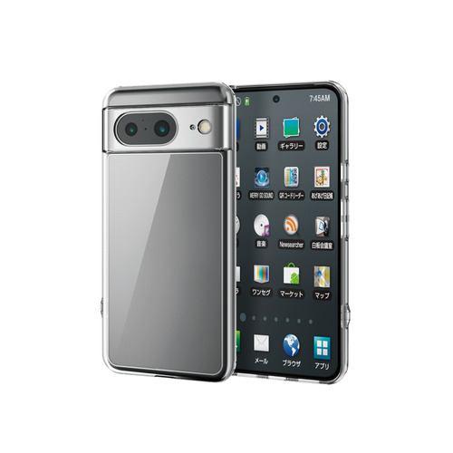 エレコム PM-P233HVCKCR Google Pixel 8 ハイブリッドケース クリア
