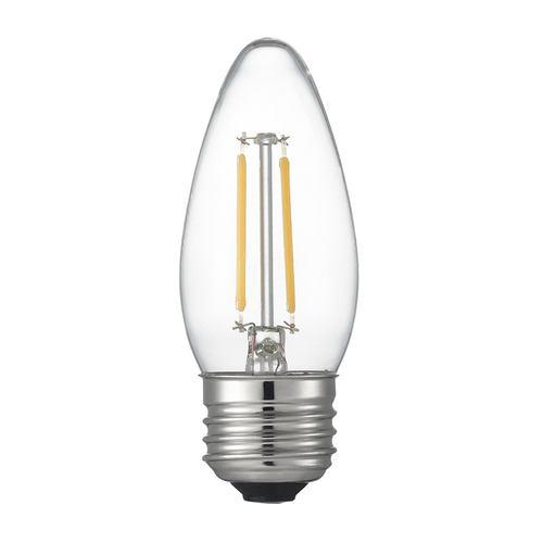 ヤザワ LDC2LG36C2 フィラメントLED 25W C36 シャンデリア形 E26 クリア