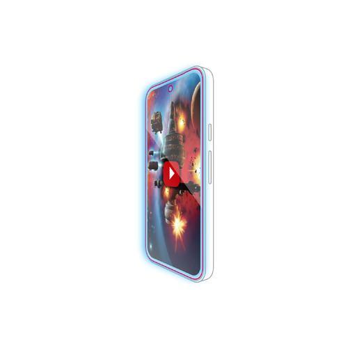 エレコム PM-P251FLGARBL Google Pixel 9a ガラスフィルム 画面内指紋認証対応 BLカット 表面硬度10H