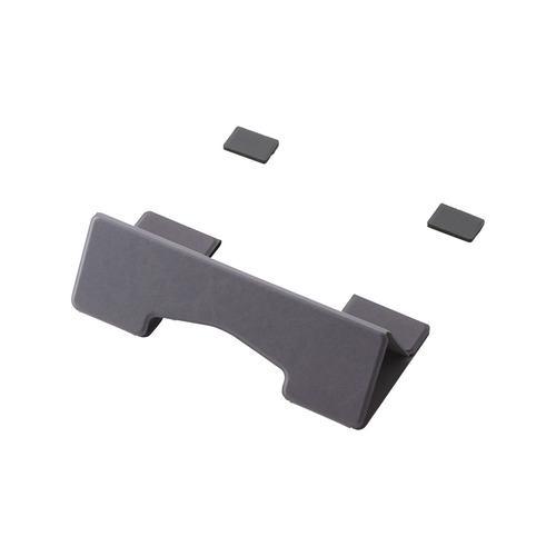 エレコム PCA-LTSLL01GY ノートパソコンスタンド 折り畳み ~15.6インチ パソコン等対応 貼り付け式 ロングタイプ ダークグレー
